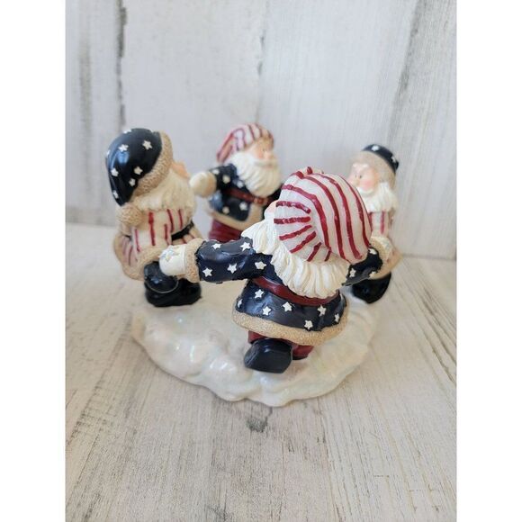 Home interior 2002 Santa Claus ceramic home decor candle holder - Picture 3 of 6